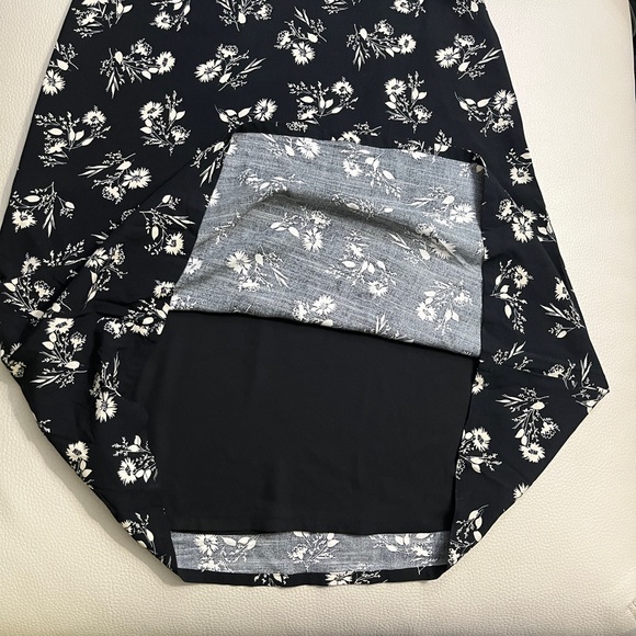 NWT - Frank & Oak Women’s 3/4 Puff Sleeve Floral Print Midi Dress - Size XS - Picture 9 of 13